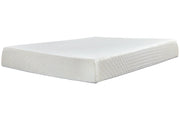 10 Inch Chime Memory Foam White Queen Mattress in a Box - Gate FurnitureQueen Mattress