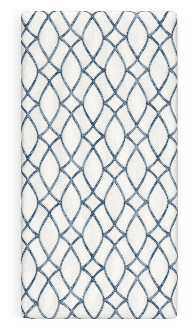 12 Inch Chime Elite 2.0 White/Blue Twin Mattress - M42611