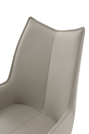 1218 Swivel Dining Chair Grey Taupe - Gate FurnitureDining Chair