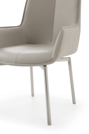 1218 Swivel Dining Chair Grey Taupe - Gate FurnitureDining Chair