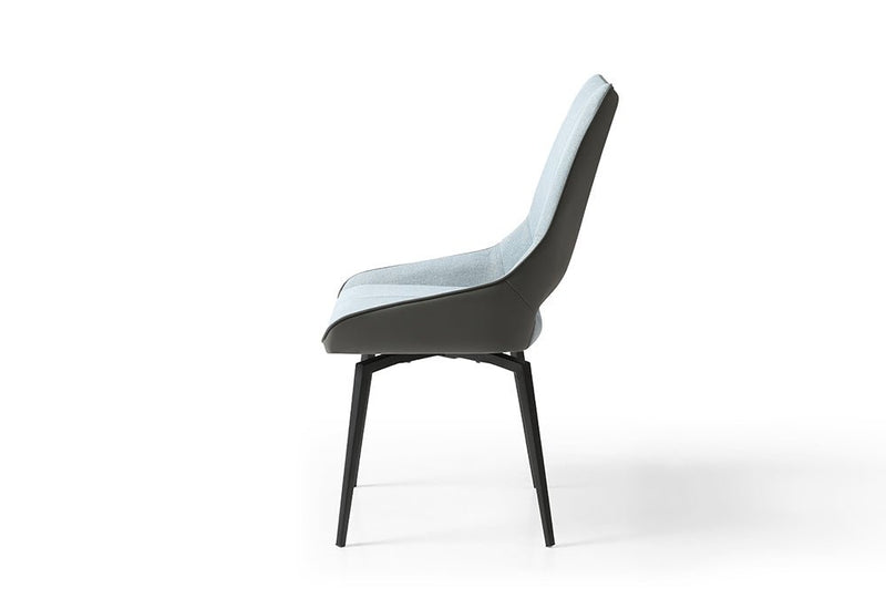 1239 Swivel Dining Chair Blue/Dark - Gate FurnitureDining Chair