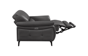 2934 Dark Grey W/ Electric Recliners Set - Gate Furniture