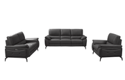 2934 Dark Grey W/ Electric Recliners Set - Gate Furniture