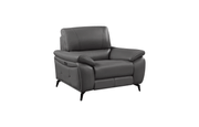 2934 Dark Grey W/ Electric Recliners Set - Gate Furniture