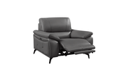 2934 Dark Grey W/ Electric Recliners Set - Gate Furniture