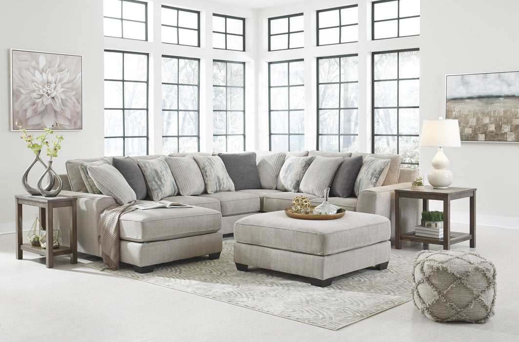 Ardsley Pewter 4-Piece LAF Sectional
