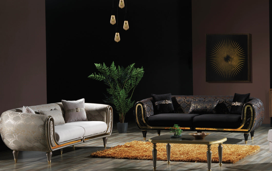 Lima Black Living Room Set