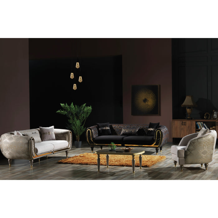 Lima Black Living Room Set