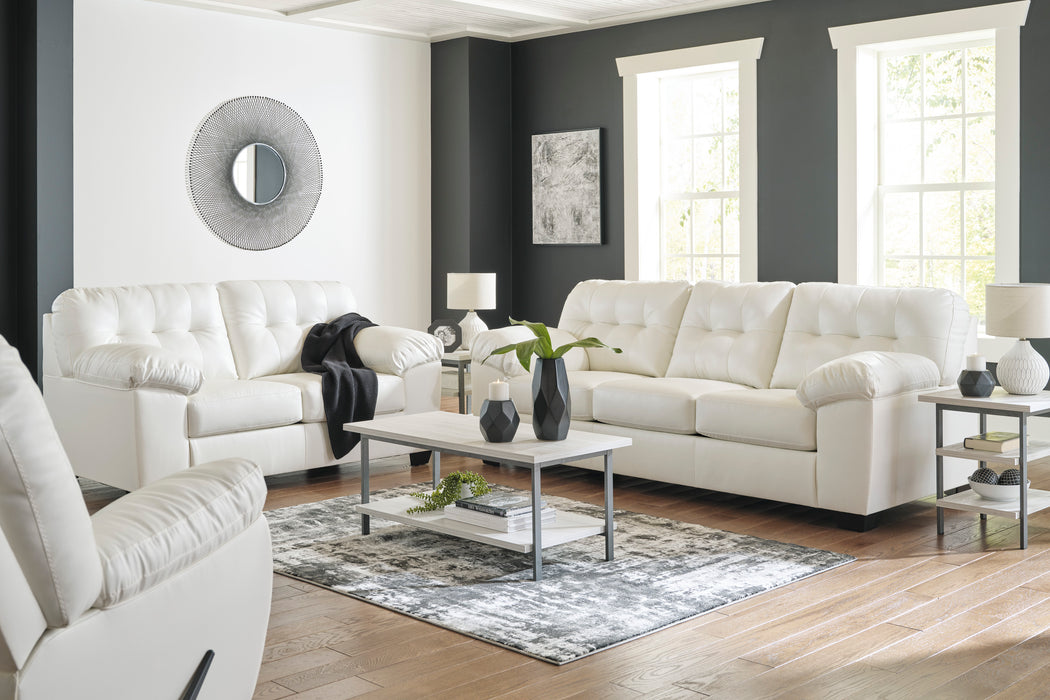 Donlen White Living Room Set