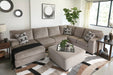 Ballinasloe Platinum LAF Sectional - Luna Furniture
