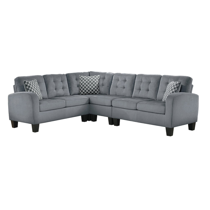 Sinclair Gray Reversible Sectional