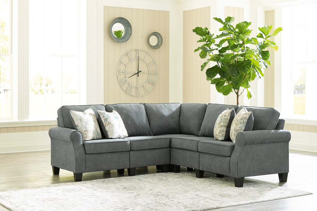 Alessio Charcoal Sectional