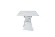9113 Dinning Table White W/Ext - Gate FurnitureDining Table