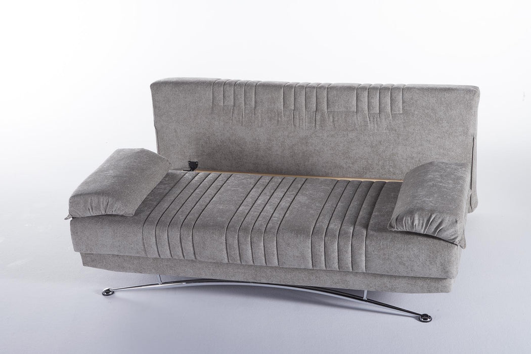 Fantasy 3 Seat Sleeper (Valencia Grey Plain Fabric)