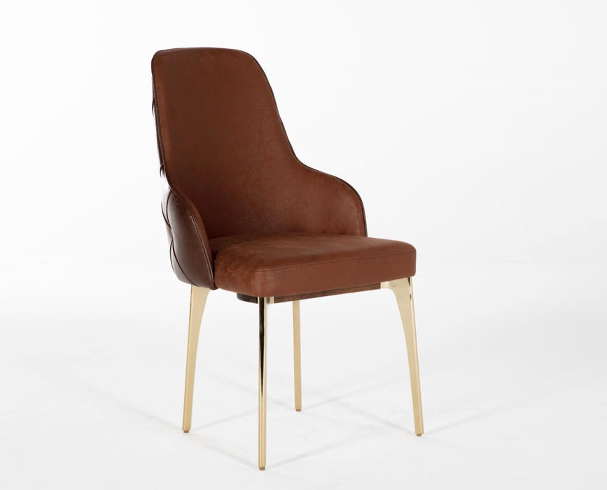 Montego 6166 Dining Chair 2Pcs (Dark Brick/Montego)
