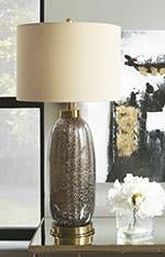 Aaronby Taupe Table Lamp (Set of 2) - Gate FurnitureTable Lamp