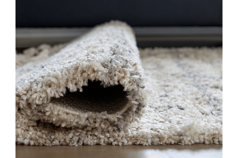 Abdalah Beige/Gray 5' x 7' Rug - Gate FurnitureRugs