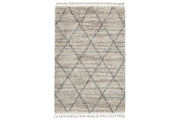 Abdalah Beige/Gray 5' x 7' Rug - Gate FurnitureRugs