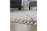 Abdalah Beige/Gray 7'10" x 9'10" Rug - Gate FurnitureRugs