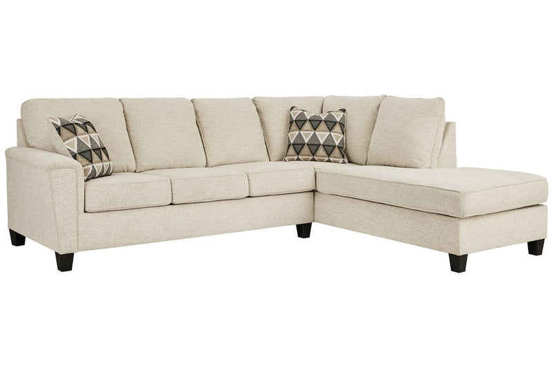 Abinger Natural 2 - Piece RAF Chaise Sleeper Sectional - Gate FurnitureSleeper Sectional