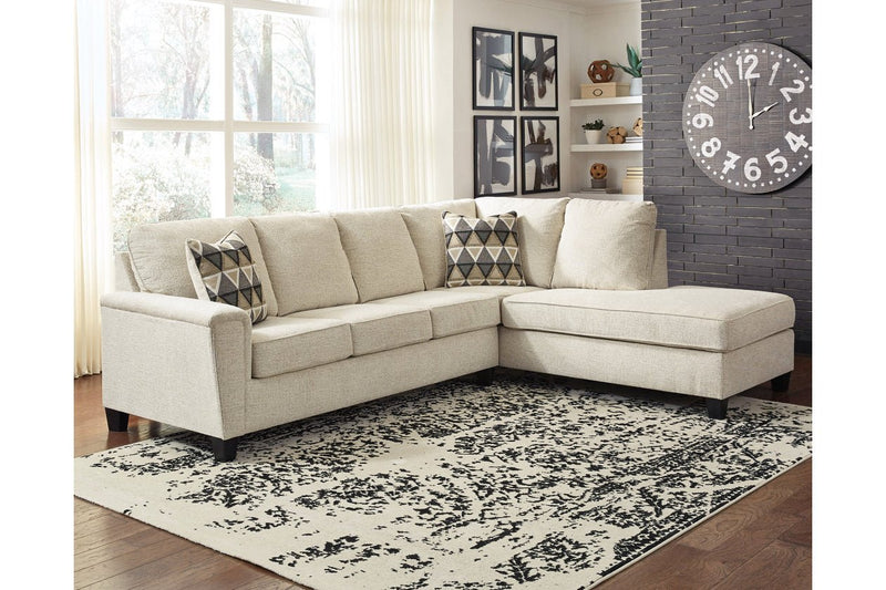 Abinger Natural 2 - Piece RAF Chaise Sleeper Sectional - Gate FurnitureSleeper Sectional