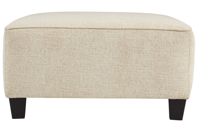 Abinger Natural Oversized Accent Ottoman - Gate FurnitureOttoman