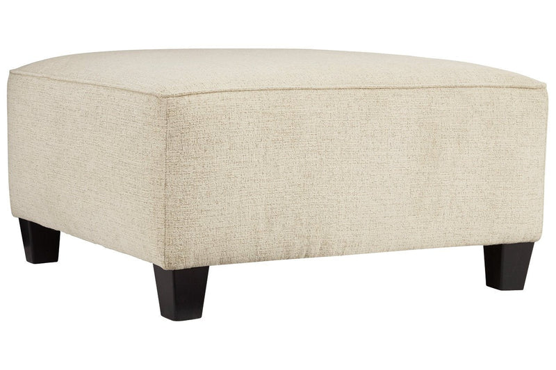 Abinger Natural Oversized Accent Ottoman - Gate FurnitureOttoman