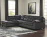 Accrington Granite LAF Queen Sleeper Sectional - Gate Furniture