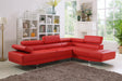 Acorus Red Raf Sectional - Gate Furniture