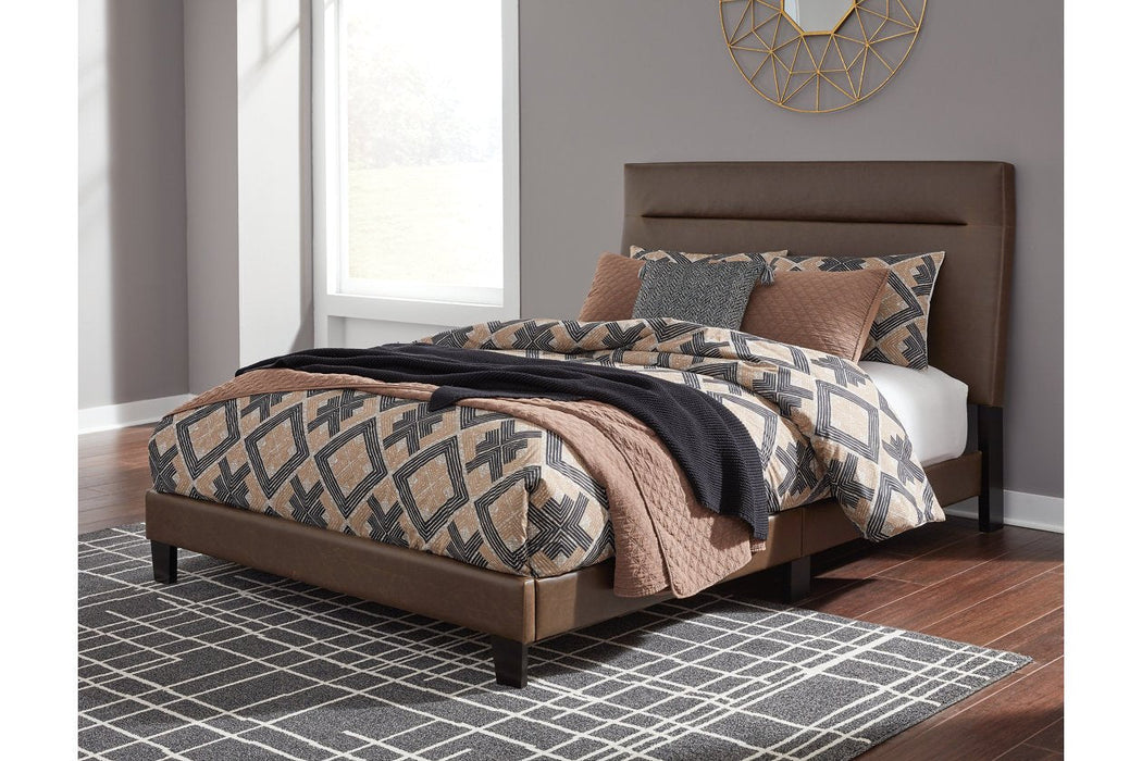 Adelloni Brown King Upholstered Bed - B080-482 - Gate Furniture