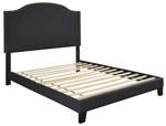 Adelloni Charcoal Queen Upholstered Bed - B080-281 - Gate Furniture
