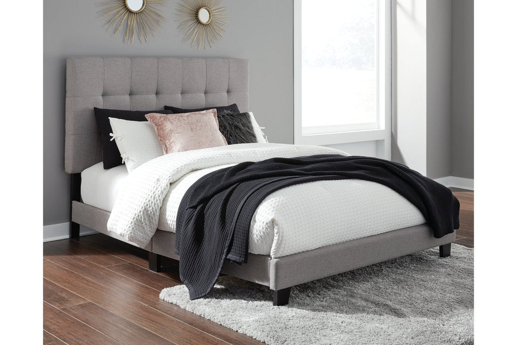 Adelloni Gray King Upholstered Bed - B080-582 - Gate Furniture