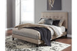 Adelloni Light Brown King Upholstered Bed - B080-682 - Gate Furniture