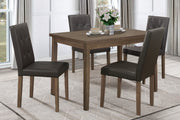 Ahmet Brown Dining Set - Gate FurnitureDining Room Set