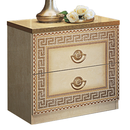 Aida Ivory Nightstand - i27439 - Gate Furniture