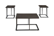 Airdon Bronze Finish Table (Set of 3) - Gate FurnitureOccasional Table Set