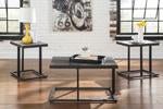 Airdon Bronze Finish Table (Set of 3) - Gate FurnitureOccasional Table Set