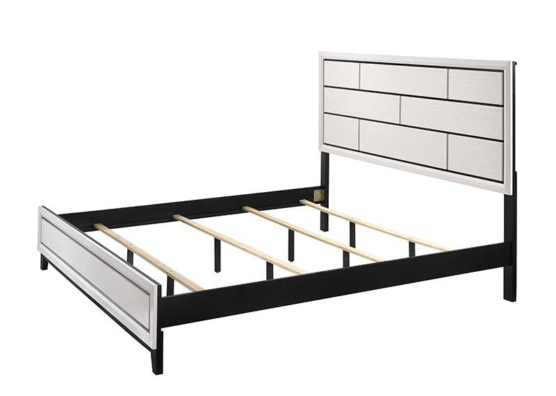 Akerson Chalk King Panel Bed - Gate FurnitureKing Bed