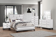 Akerson Chalk Panel Bedroom Set - Gate FurnitureBedroom Set