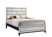 Akerson Chalk Queen Panel Bed - Gate FurnitureQueen Bed