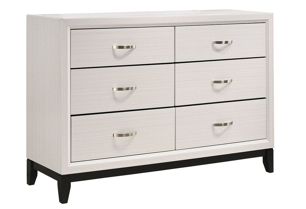 Akerson Chalk White Dresser - B4610-1 - Gate Furniture