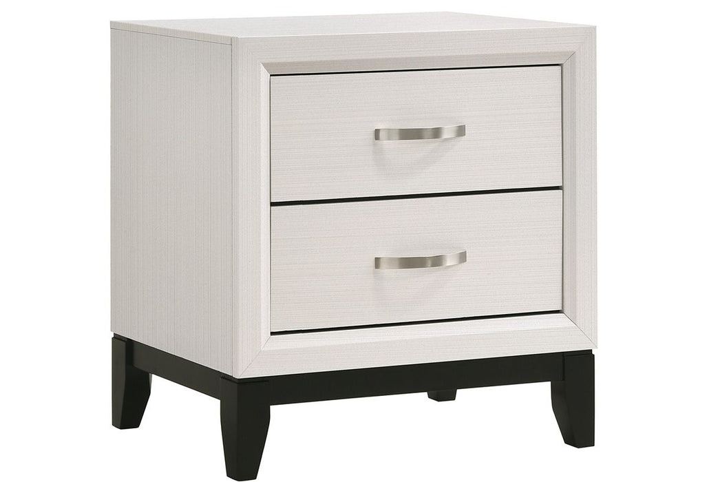 Akerson Chalk White Nightstand - B4610-2 - Gate Furniture