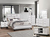 Akerson Chalk White Twin Panel Bed - Gate Furniture