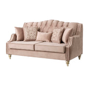 Alabama 71 in. Loveseat in Light Brown / Beige - Gate FurnitureLoveseat
