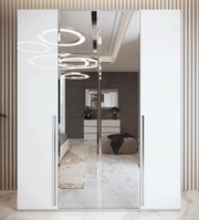 Alba Bed W/ Light, Italy Queen - Gate Furniture