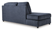 Albar Place Cobalt 2 - Piece LAF Chaise Sectional - Gate FurnitureSectional