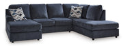 Albar Place Cobalt 2 - Piece RAF Chaise Sectional - Gate FurnitureSectional