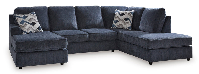 Albar Place Cobalt 2 - Piece RAF Chaise Sectional - Gate FurnitureSectional