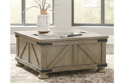 Aldwin Gray Coffee Table with Lift Top - Gate FurnitureCoffee Table