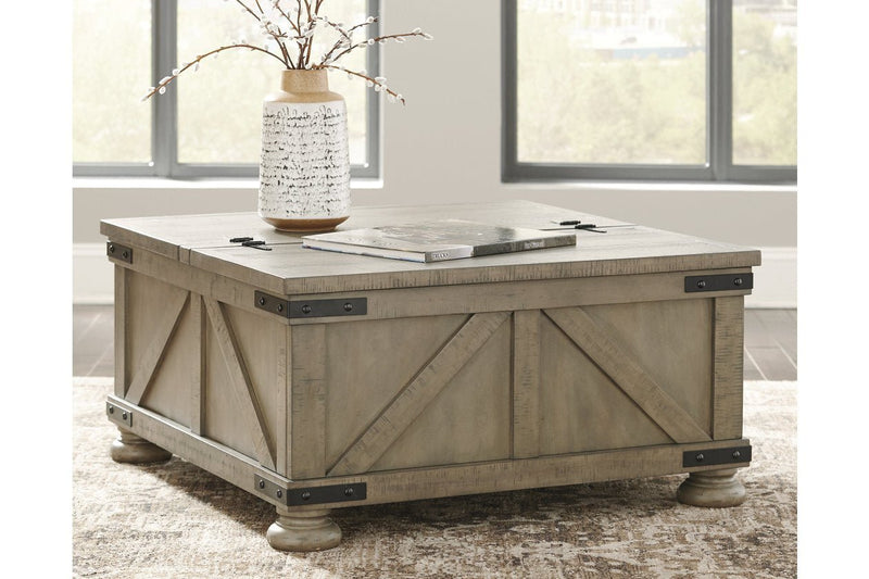 Aldwin Gray Coffee Table with Lift Top - Gate FurnitureCoffee Table